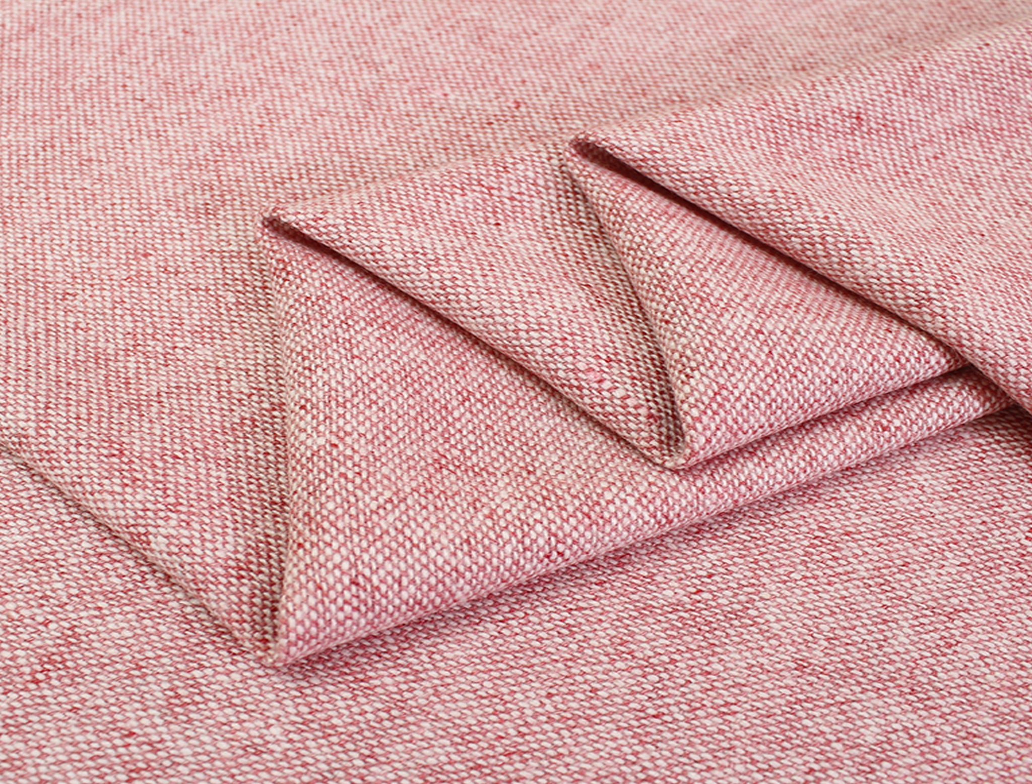 Shades of Pink/White - Wool/ French Tweed - 148 cm Wide.
