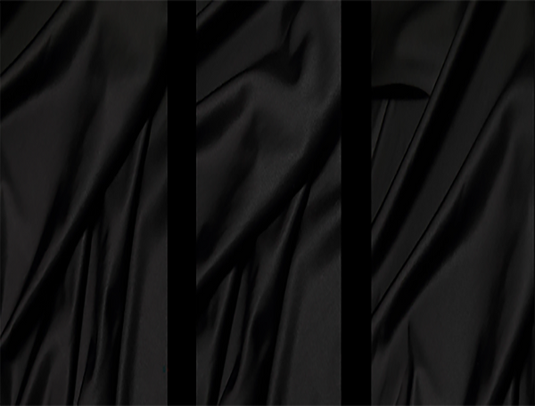 Black Mulberry Silk - Crepe de Chine - 30 MM Weight - 114 cm Wide.