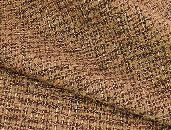 Shades of Gold/Brown -  French Tweed - 150 cm Wide.