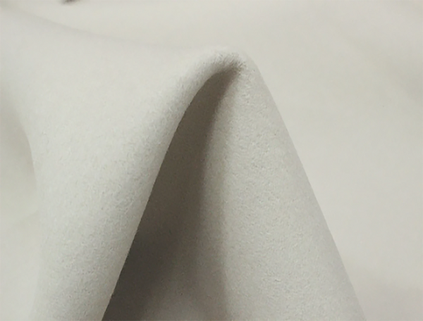 Natural White/Off White - Double Sided Italian Merino Cashmere/Wool - 150 cm Wide.